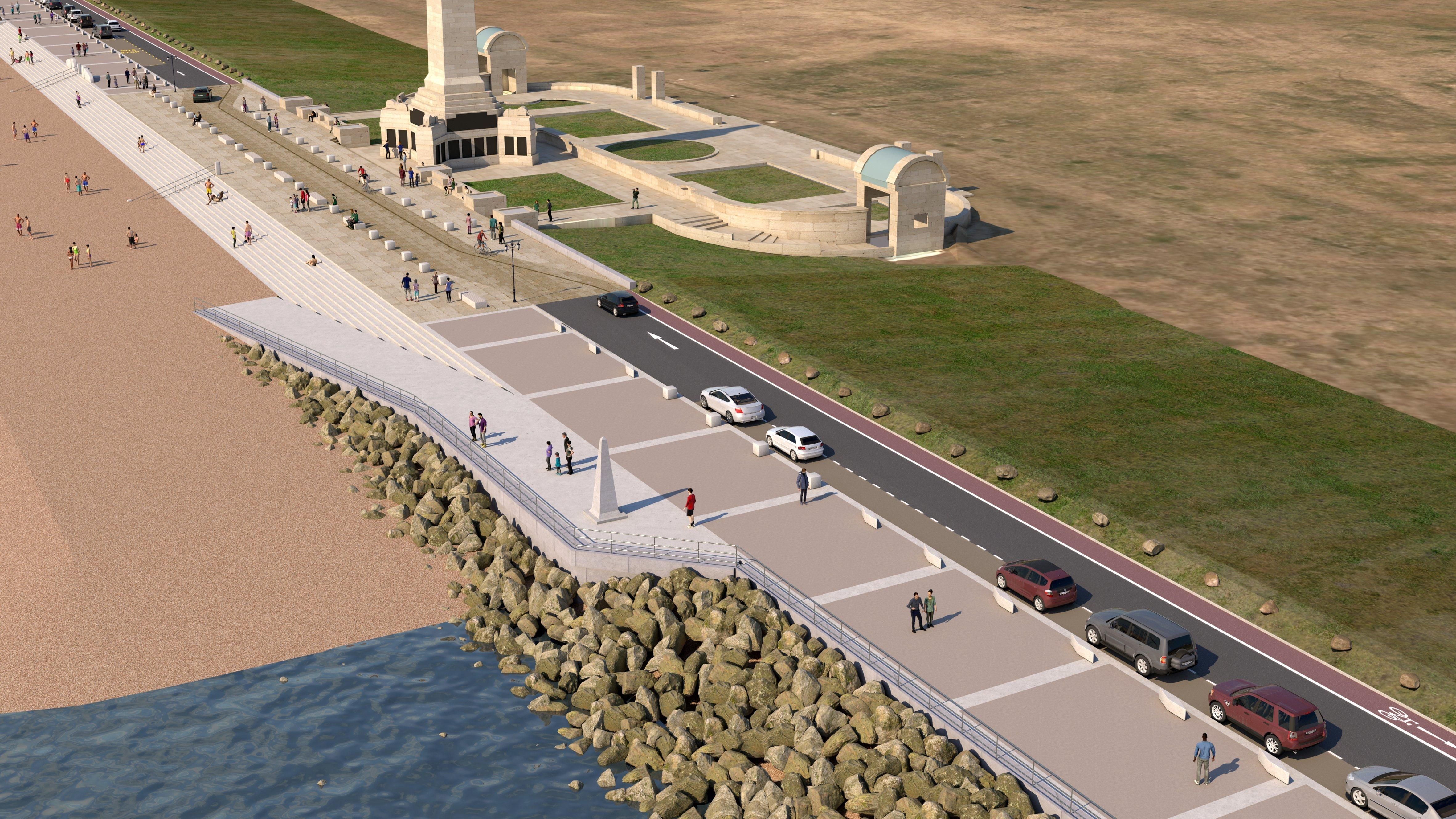 Seafront defences planning application